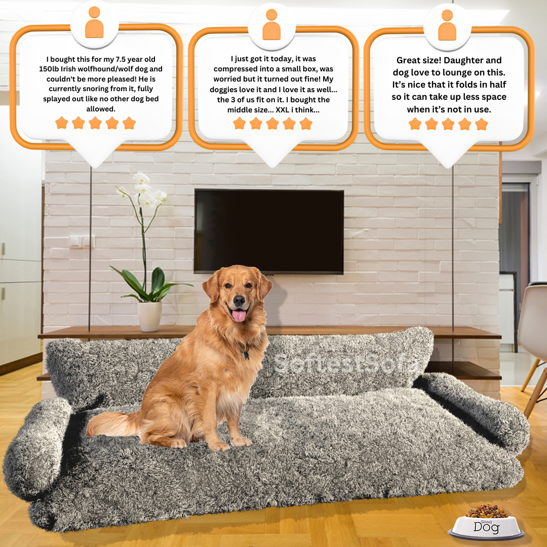 SoftestSofa™ - Personalized Dog Bed