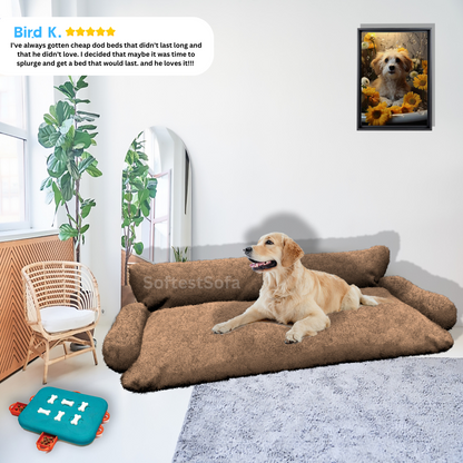 SoftestSofa™ - Personalized Dog Bed