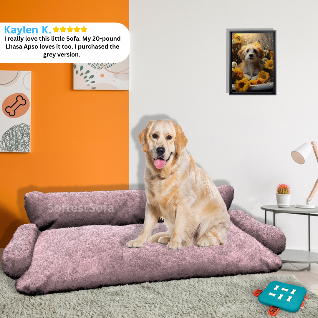SoftestSofa™ - Personalized Dog Bed